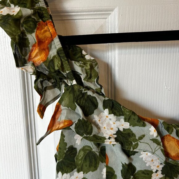 REFORMATION paris dress - orange grove - Picture 3 of 6